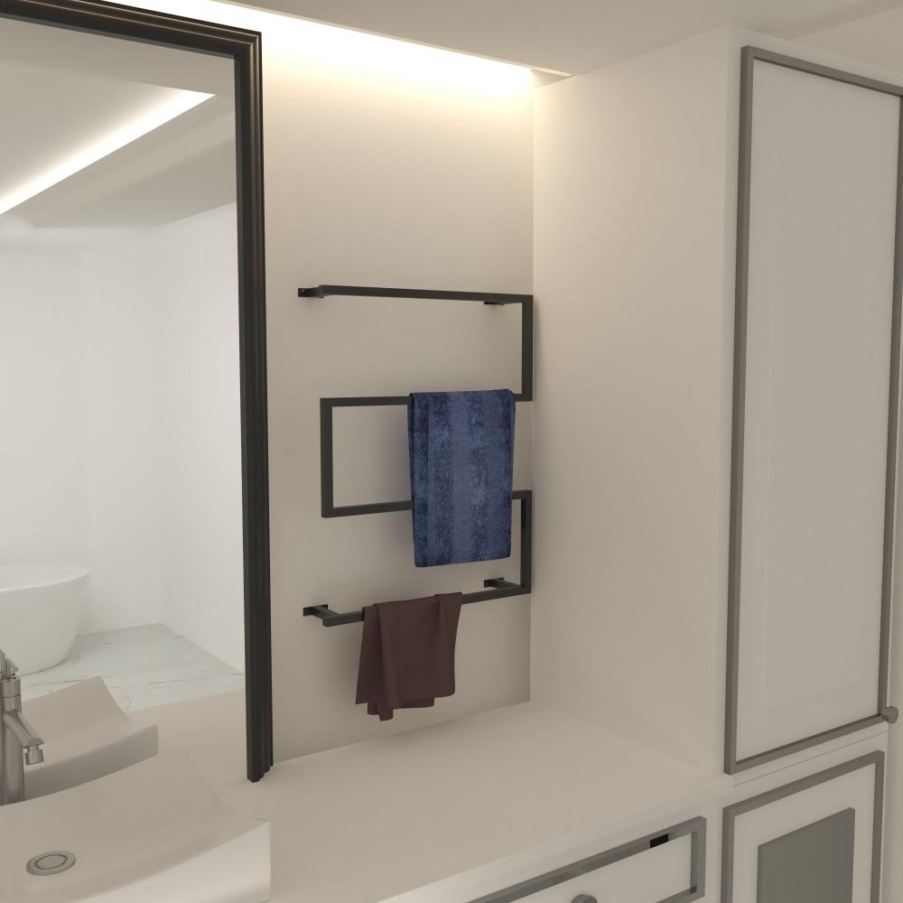 Sunapq Premium Wall Mounted Towel Holder for Bathroom