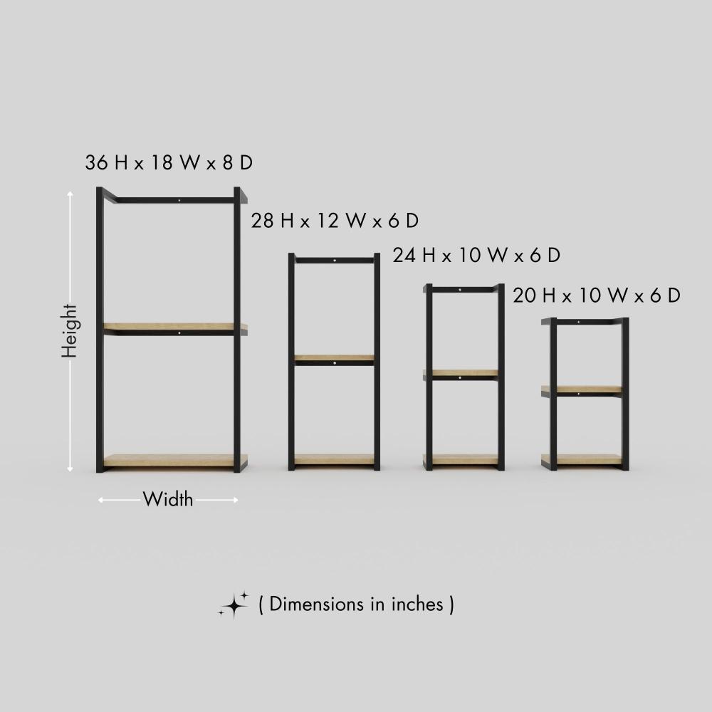 Sunapq 2-Tier Bathroom Shelf and Towel Storage Organizer