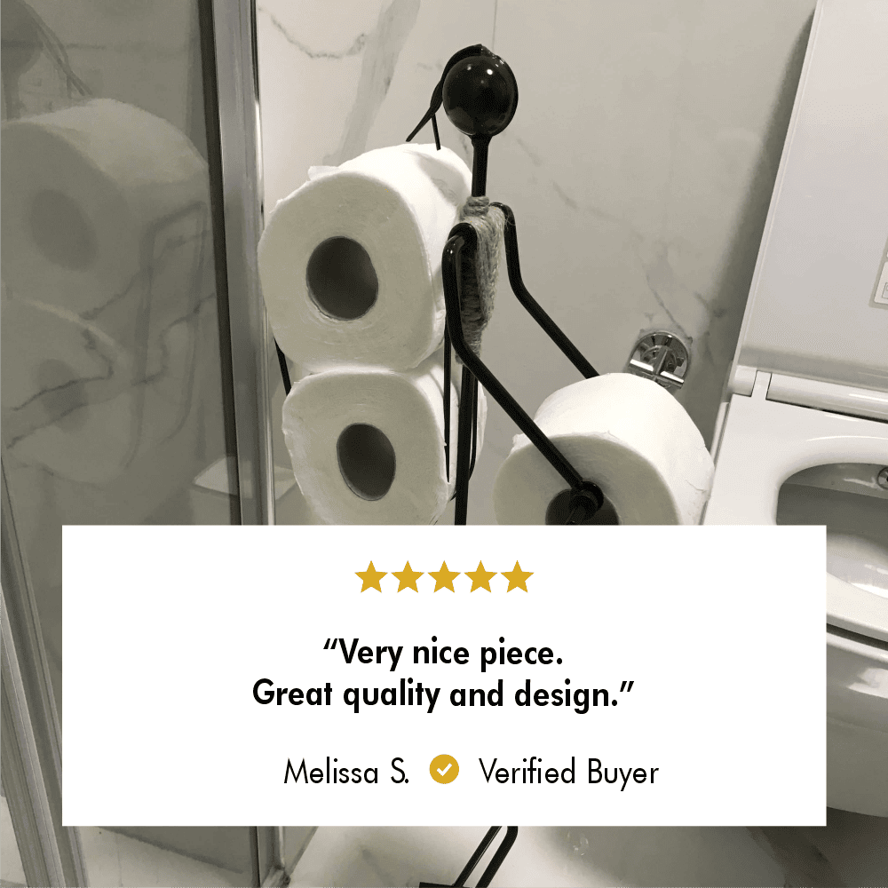 Sunapq Toilet Paper Holder and Storage Organizer