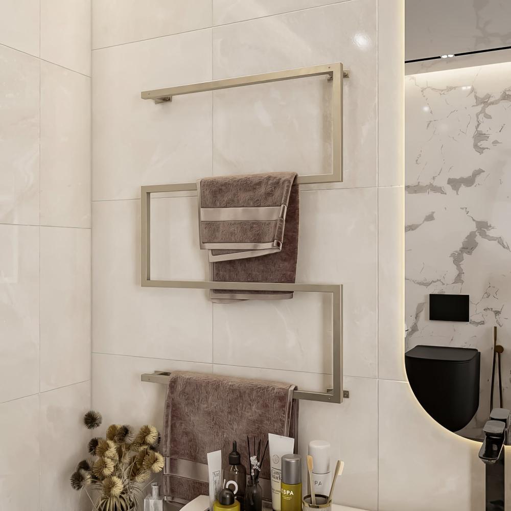 Sunapq Premium Wall Mounted Towel Holder for Bathroom